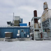 Exterior 1 - Used 2500 kW / 2 MW Allison Natural Gas Turbine Generator Package for sale in Alberta