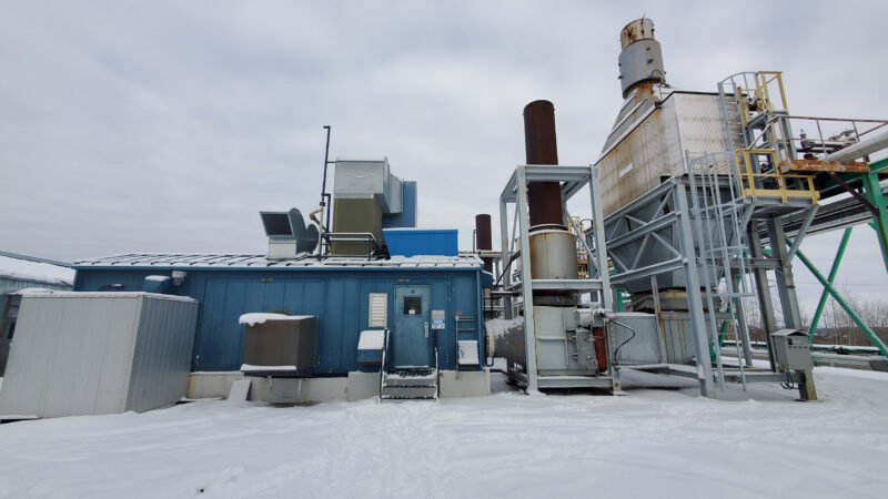 Exterior 1 - Used 2500 kW / 2 MW Allison Natural Gas Turbine Generator Package for sale in Alberta