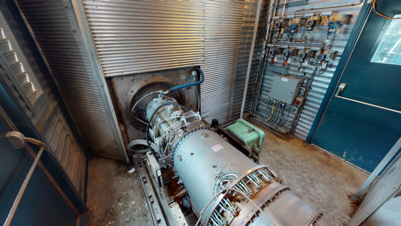 Interior 4 - natural gas turbine - Used 2500 kW / 2 MW Allison Natural Gas Turbine Generator Package for sale in Alberta