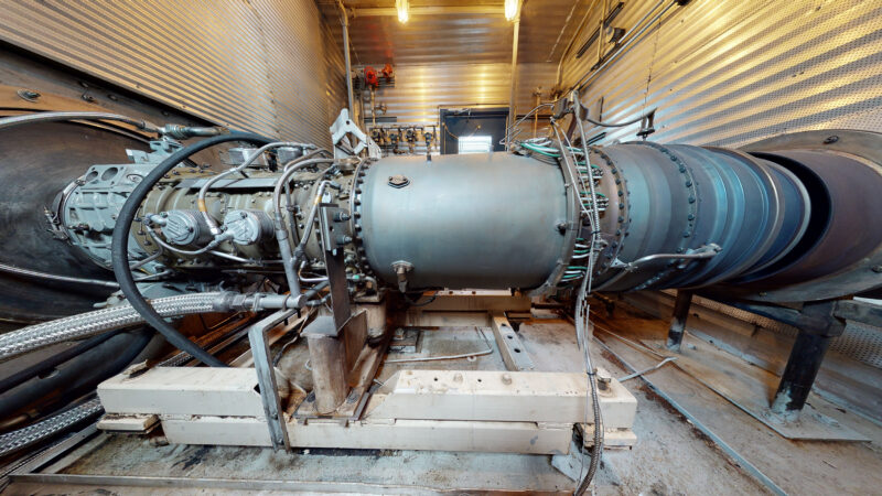 Interior 3 - natural gas turbine - Used 2500 kW / 2 MW Allison Natural Gas Turbine Generator Package for sale in Alberta