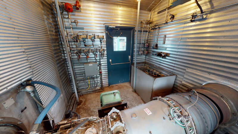 Interior 2 - natural gas turbine - Used 2500 kW / 2 MW Allison Natural Gas Turbine Generator Package for sale in Alberta