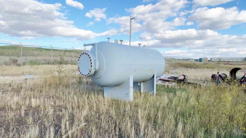 4 New never used 60” x 10’ Sweet 720psi Horizontal 2 Phase Vessel for sale in Alberta - packaging option available