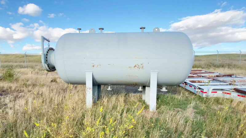 5 New never used 60” x 10’ Sweet 720psi Horizontal 2 Phase Vessel for sale in Alberta - packaging option available