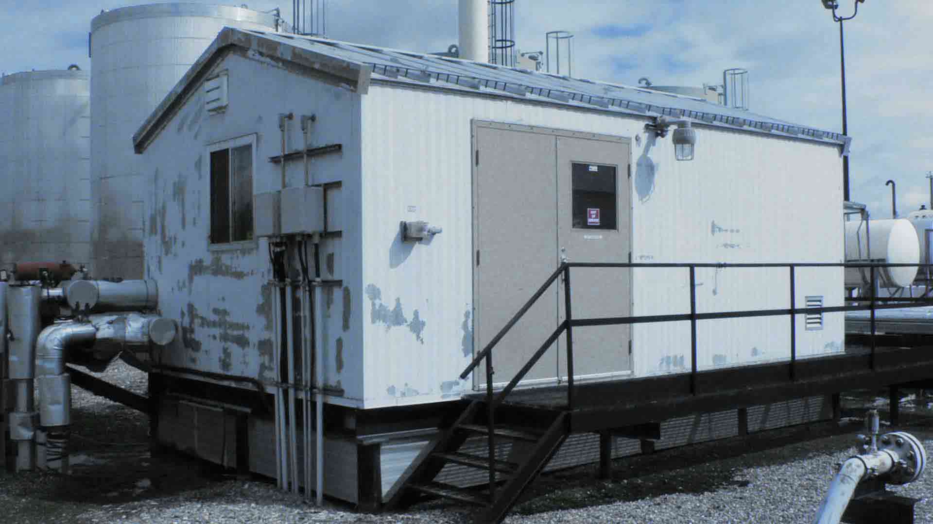 before exterior – surplus used refurbished pump packages skids systems packages for sale in Alberta Canada
