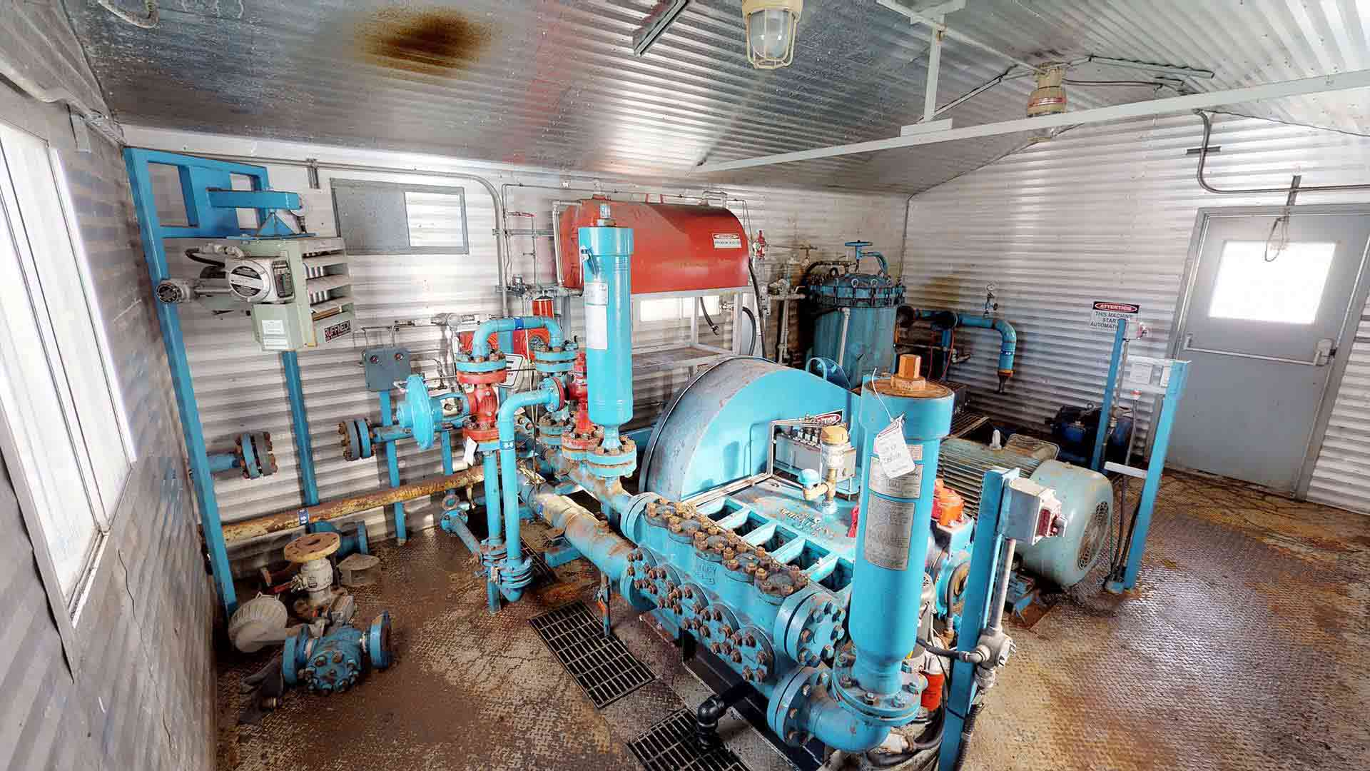 before interior – surplus used refurbished pump packages skids systems packages for sale in Alberta Canada