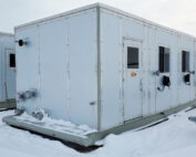 Exterior – 60” x 10’ Sour Service 675psi Horizontal Jet Pump Separator Package for sale in Alberta Canada used surplus oilfield oil and gas equipment