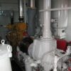 Interior 6 New / Never Used 95HP Caterpillar Vacuum Reciprocating Compressors For Sale in Alberta Canada
