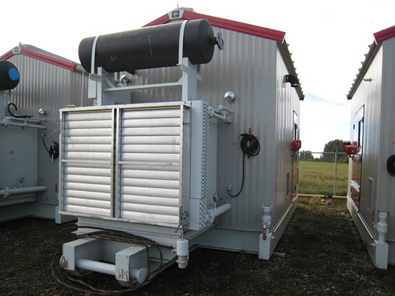 Exterior 2 New / Never Used 95HP Caterpillar Vacuum Reciprocating Compressors For Sale in Alberta Canada