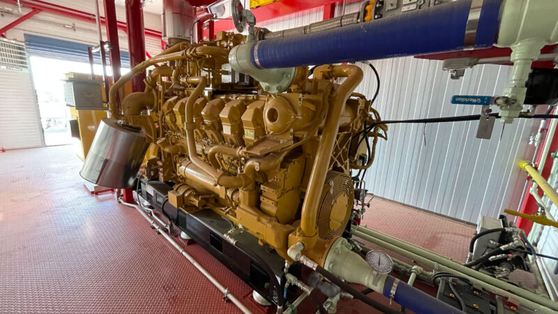 For Sale New Never Used Surplus Twin 1 MW (2 MW Total) CAT Caterpillar G3512 SR5 Generator Package available in Calgary Alberta Canada genset 1000kw 2000kw oilfield energy oil and gas equipment 16