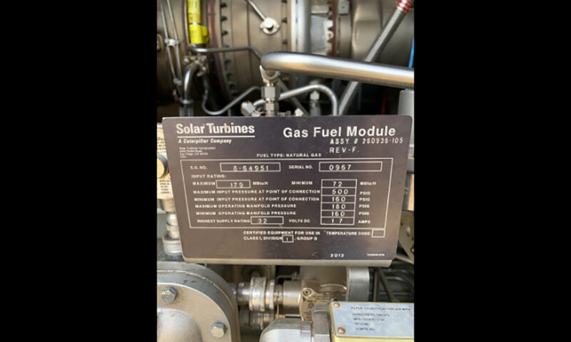 Used 1.2 MW / 1200 kW Solar Turbines Saturn 20 Natural Gas Generator for sale in Alberta Canada – surplus used energy genset oilfield oil and gas equipment 11
