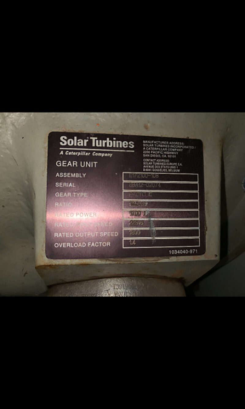 Used 1.2 MW / 1200 kW Solar Turbines Saturn 20 Natural Gas Generator for sale in Alberta Canada – surplus used energy genset oilfield oil and gas equipment 13