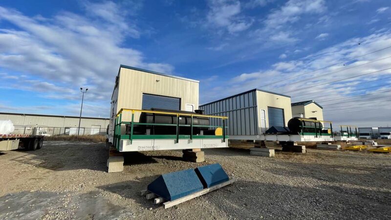 Never-used 1MW / 1000kW CAT G3512 SR5 Natural Gas Generator Package for sale in Calgary Alberta Canada 1