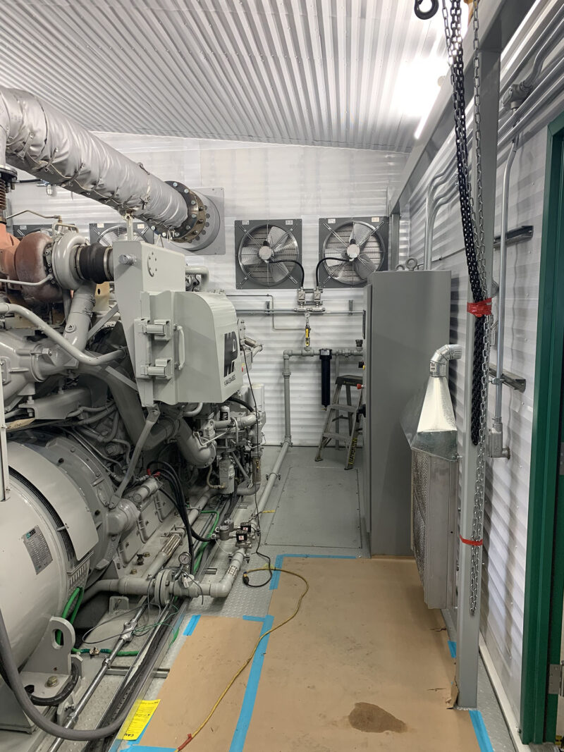 For sale Never-used 1.2MW 1200kW Waukesha 7044GSI Natural Gas Generator Packages 2