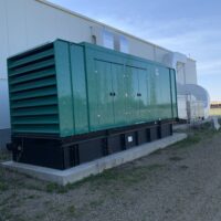 Surplus Low Hour Used 1MW 1000kW Cummins DQFAD Backup Diesel Generator 60V 60Hz + Switchgear for sale in Saskatchewan Western Canada
