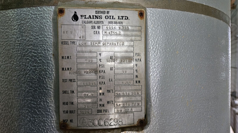 Choke Plant c/w Stabilizer and Glycol Regenerator CJV-1985 - Image 16