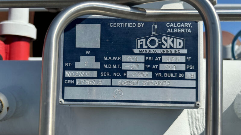 New / Never-used 20,000 BPD BBL/D 300 ANSI Water Filtration Skids for sale in Alberta Canada surplus oil and gas production equipment 10