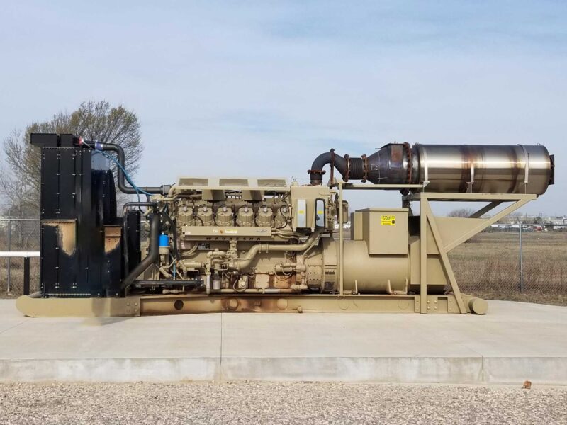 Used surplus Waukesha L5794GSI Natural Gas Open-Skid Generator Packages for sale – power generation equipment gensets united states Texas Colorado