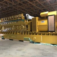 For sale New / Never-used 10MW 10000kW Caterpillar CAT G20CM34 13.8kV 13800V 60Hz Natural Gas Generator Package Genset RICE Reciprocating Internal Combustion Engine