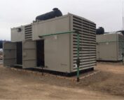 For sale surplus stock Used Two (2) CAT G3512 1MW 1000kW 12.47kV Enclosed Natural Gas Generator Sets Kansa United States USA America