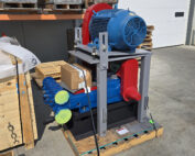 Surplus Stock Overhauled Remanufactured zero-houred 0-houred Refurbished National 80T-3L Triplex Unitized / Mini Skid Plunger Pump for Sale Nisku Edmonton Alberta Canada