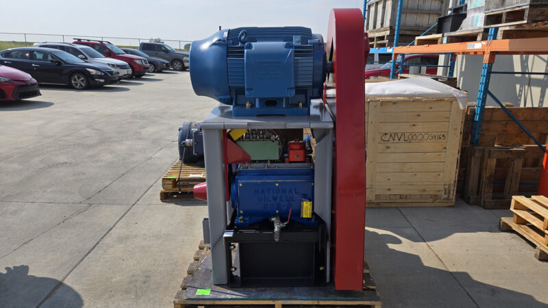 Remanufactured National 80T Triplex Unitized / Mini Skid Plunger Pump CJV-2008 - Image 3