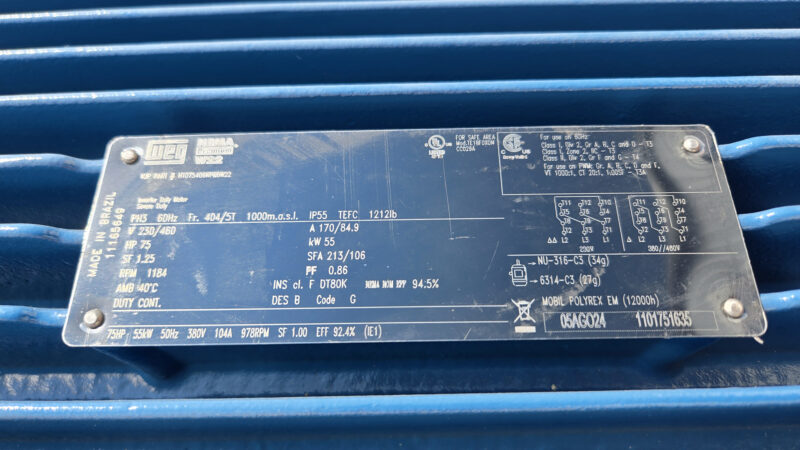 Remanufactured National 80T Triplex Unitized / Mini Skid Plunger Pump CJV-2008 - Image 6