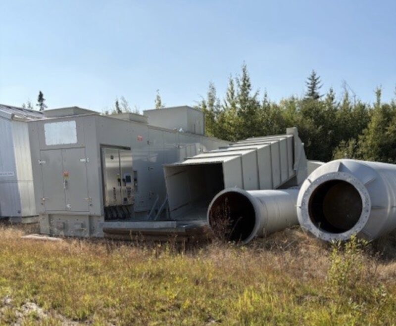 For sale in stock Surplus Never-Used Solar Turbines Centaur 50 4MW 4000kW 4160V 60Hz Gas Generator Power Plant in Alberta Canada North America