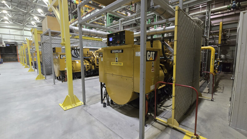 Used Caterpillar G3520C 2055kW 2MW 4160V 60Hz Natural Gas Open-skid Generator Packages CJV-U588 - Image 2
