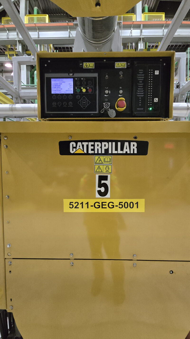 Used Caterpillar G3520C 2055kW 2MW 4160V 60Hz Natural Gas Open-skid Generator Packages CJV-U588 - Image 6