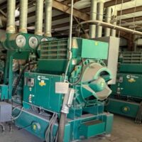 For sale surplus stock Two (2) Used Cummins QSV-91 2MW 2000kW 480V 60Hz Open-skid Natural Gas Generator Packages in Texas United States USA