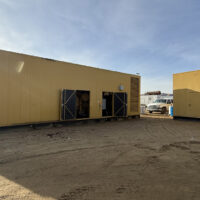 For sale surplus available Two (2) Caterpillar G3516 740 kW 480V 60 Hz Enclosed Natural Gas Generator Packages