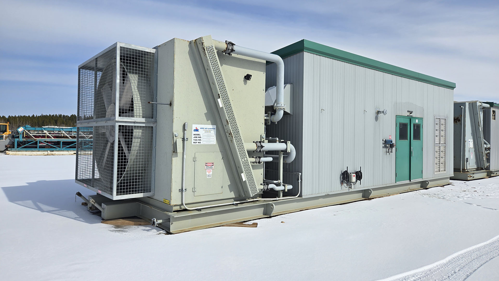 Used Waukesha L5794GSI 1MW (1029kW) Natural Gas Generator Packages - 480V 60Hz Enclosed For Sale in Alberta Canada