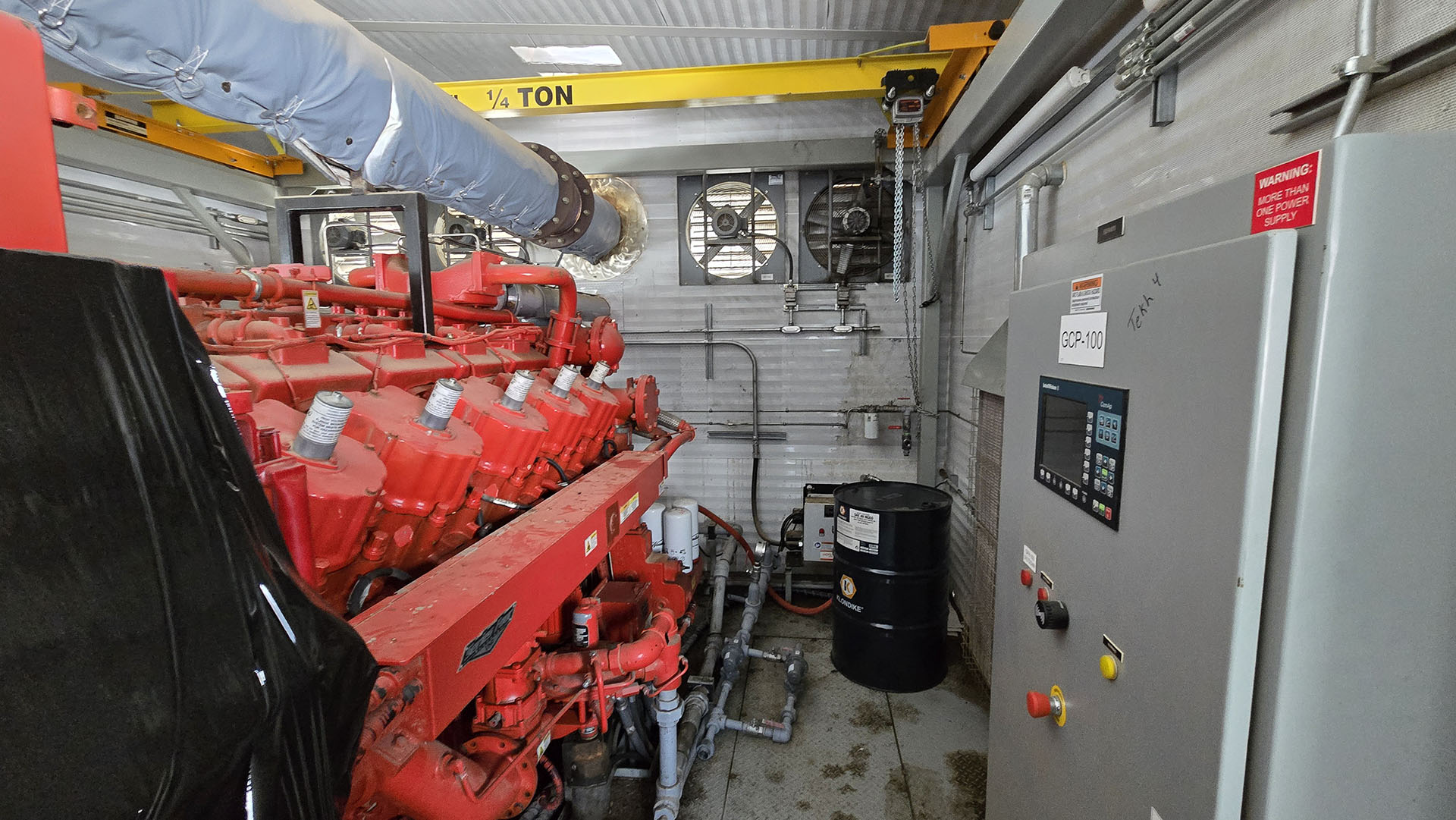 Used Waukesha L5794GSI 1MW (1029kW) Natural Gas Generator Packages - 480V 60Hz Enclosed - CJV-2029 - Image 6