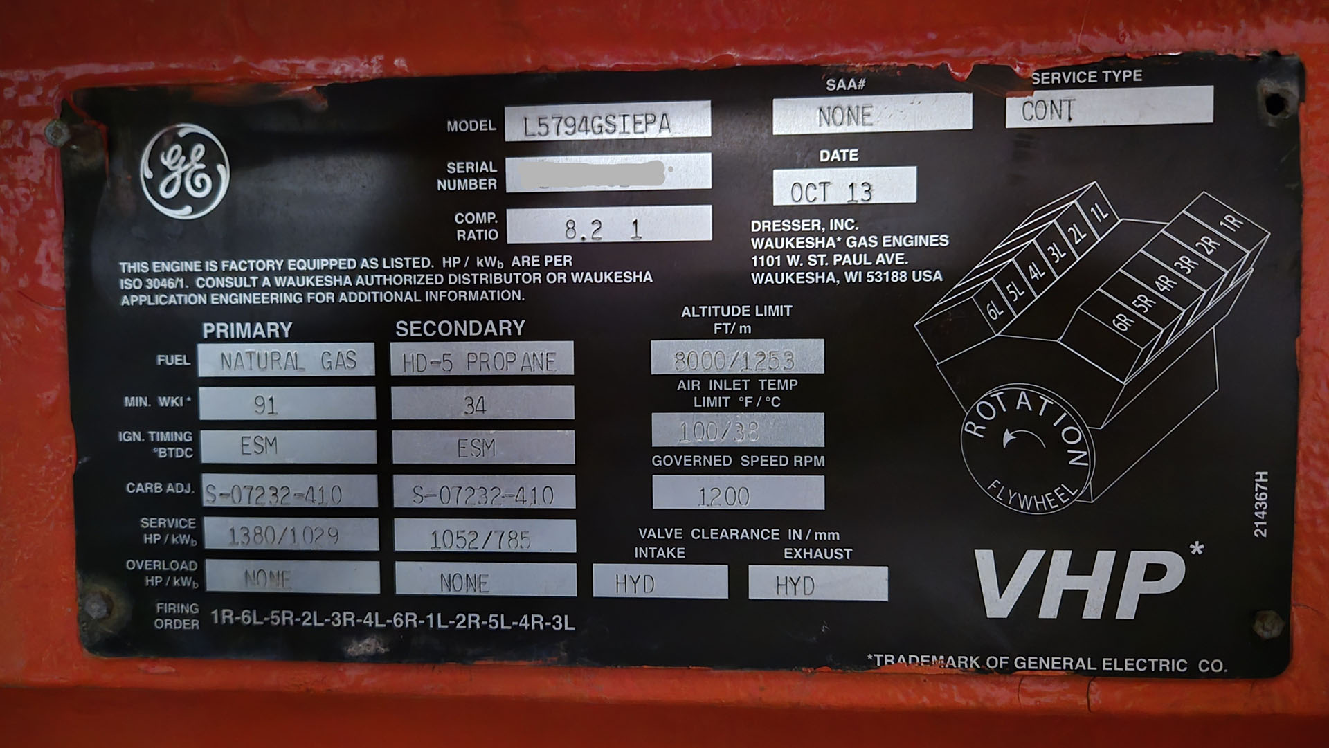 Used Waukesha L5794GSI 1MW (1029kW) Natural Gas Generator Packages - 480V 60Hz Enclosed - CJV-2029 - Image 10